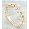 Image 3 : 0.40 CTW Diamond 18K Rose Gold Bubble Ring