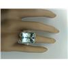 Image 5 : 16.40 CTW Aquamarine 18K Yellow Gold Diamond Ring