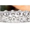 Image 1 : 3.20 CTW Natural Diamond 14K Solid White Gold Ring