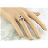 Image 5 : 1.82 CTW Amethyst 18K White Gold Diamond Ring