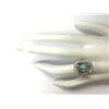 Image 4 : 9.50 CTW Natural Aquamarine And Diamond Ring In 18K Solid Yellow Gold