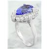 Image 3 : 4.40 CTW Tanzanite 18K White Gold Diamond Ring