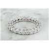 Image 2 : 2.00 CTW Diamond 18K White Gold Eternity Ring Band