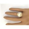Image 5 : 12.95 mm Gold South Sea Pearl 14K Solid Yellow Gold Diamond Ring