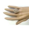 Image 4 : 3.70 CTW Natural Diamond Ring In18K Solid Rose Gold