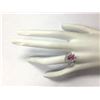 Image 4 : 2.30 CTW Natural Pink Ceylon Sapphire Diamond Ring 14K Solid White Gold