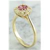 Image 5 : 0.72 CTW Tourmaline 18K Yellow Gold Diamond Ring