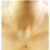 Image 3 : 1.82 CTW Citrine 14K White Gold Diamond Necklace