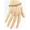 Image 4 : 12.50 CTW Emerald 18K Yellow Gold Diamond Bracelet