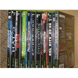 10 assorted Microsoft x box games