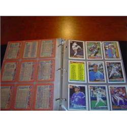 1990 Topps baseball card collection