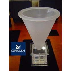 Swarovski crystal vase