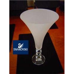 Swarovski crystal vase