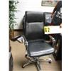 Image 1 : chroe steel and leather swivel executiv