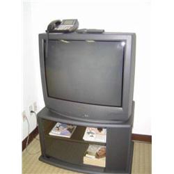 34 Panasonic Tv and stand 