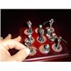 Image 1 : pewter golf tick tac toe