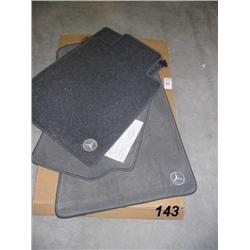 Mercedes Benz gray floor mats