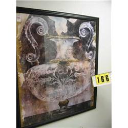 framed print of vase