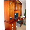 Image 1 :  back wall computer desk