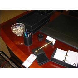 desk set pad organizer, calendar caddy