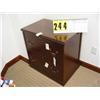 Image 1 : 2 drawer latteral file cabinet mahogany