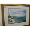 Image 1 : framed Monet print  the beach at St Ad