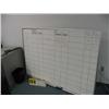 Image 1 : Large dry erase scheduling board