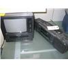 Image 1 : Magnovox tv/vcr and Sony tape player