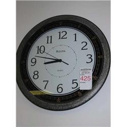 Bulova round wall clock