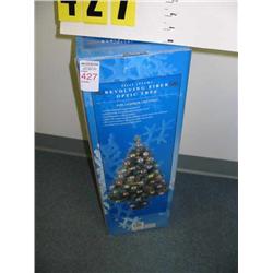 3 foot revolving fiber optic christmas 