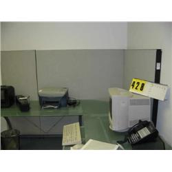 office divider partitions - 5 full pane