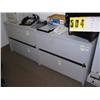 Image 1 : lateral 2 drawer file cabinets