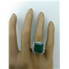 Image 6 : 6.48 CTW Emerald 18K White Gold Diamond Ring
