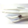 Image 4 : 4.47 CTW Natural Pink Tourmaline And Diamond Ring 14K Solid White Gold