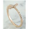 Image 4 : 0.30 CTW 18K Rose old Diamond Ring