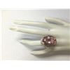 Image 4 : 31.81 CTW Natural Peach Morganite And Diamond Ring In 18K Solid White Gold