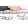 Image 2 : 1.50 CTW Natural Diamond 14K Solid White Gold Bracelet