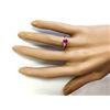 Image 4 : 1.40 CTW Natural Pink Sapphire And Diamond Ring In 18K Yellow Gold