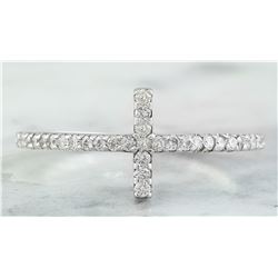 0.30 CTW 14K White Gold Diamond Ring