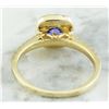Image 4 : 1.55 CTW Tanzanite 18K Yellow Gold Diamond Ring