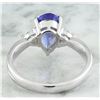 Image 4 : 1.70 CTW Tanzanite 18K White Gold Diamond Ring