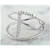 Image 2 : 0.10 CTW 18K White Gold Diamond Ring