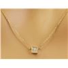 Image 1 : 0.10 CTW 18K Yellow Gold Diamond Necklace