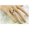 Image 5 : 2.65 CTW Garnet 14K White Diamond Ring