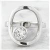 Image 1 : 0.50 CTW Diamond 18K White Gold Ring