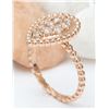 Image 4 : 0.50 CTW Natural Diamond 18K Solid Rose Gold Ring