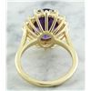 Image 4 : 7.26 CTW Amethyst 18K Yellow Gold Diamond Ring