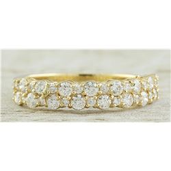 0.75 CTW 18K Yellow Gold Diamond Ring