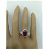 Image 5 : 3.00 CTW Ruby 14K White Gold Diamond Ring