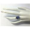 Image 4 : 5.03 CTW Natural Tanzanite Diamond Ring 18K Solid White Gold